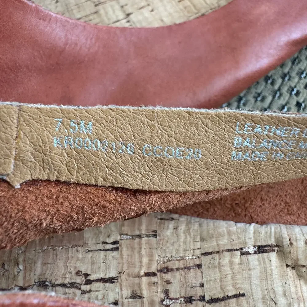 Korks by Kork Ease Padilla Leather Ballet Flats Size 7.5 - Picture 10 of 12
